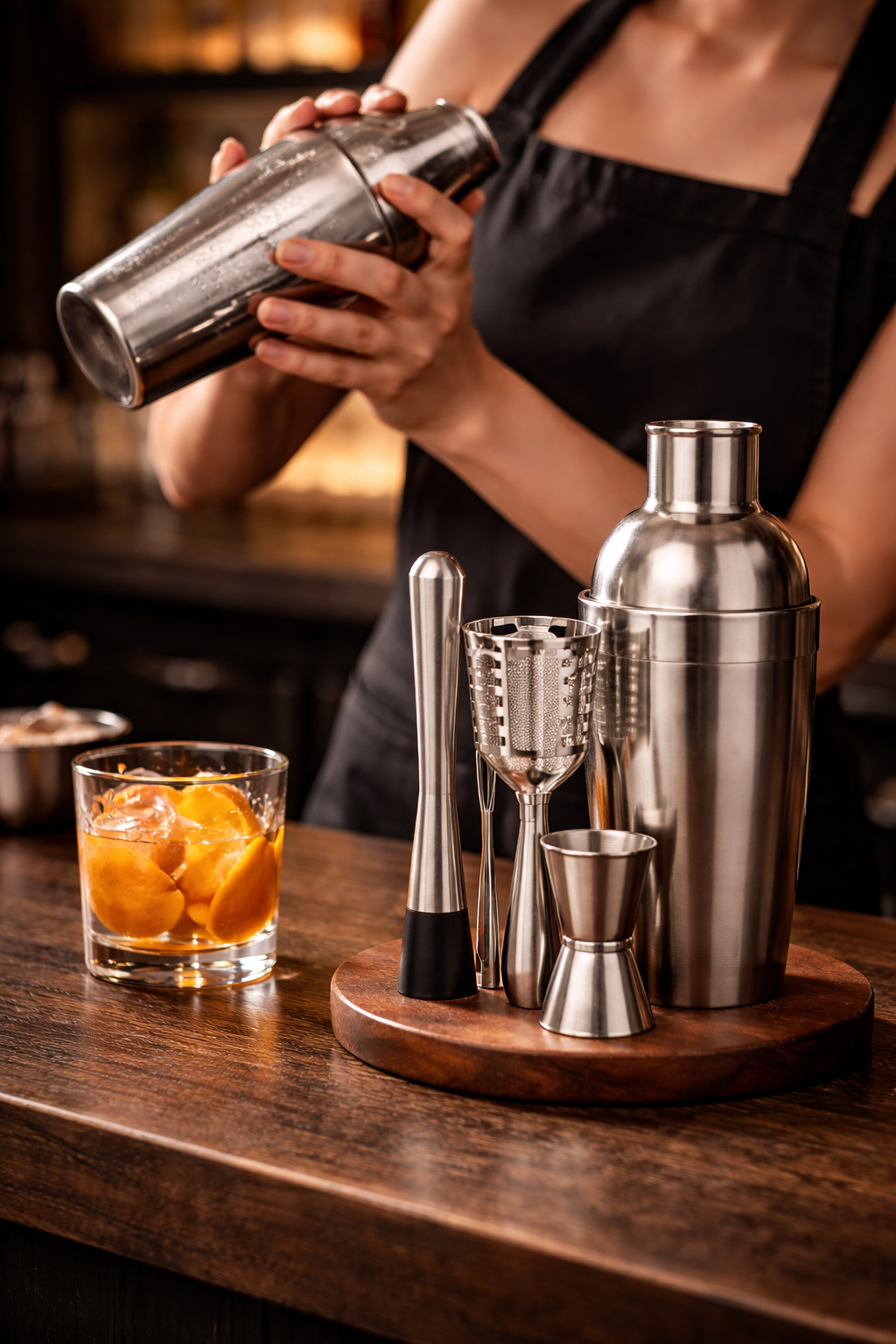 Stainless Steel Cocktail Shaker Set
