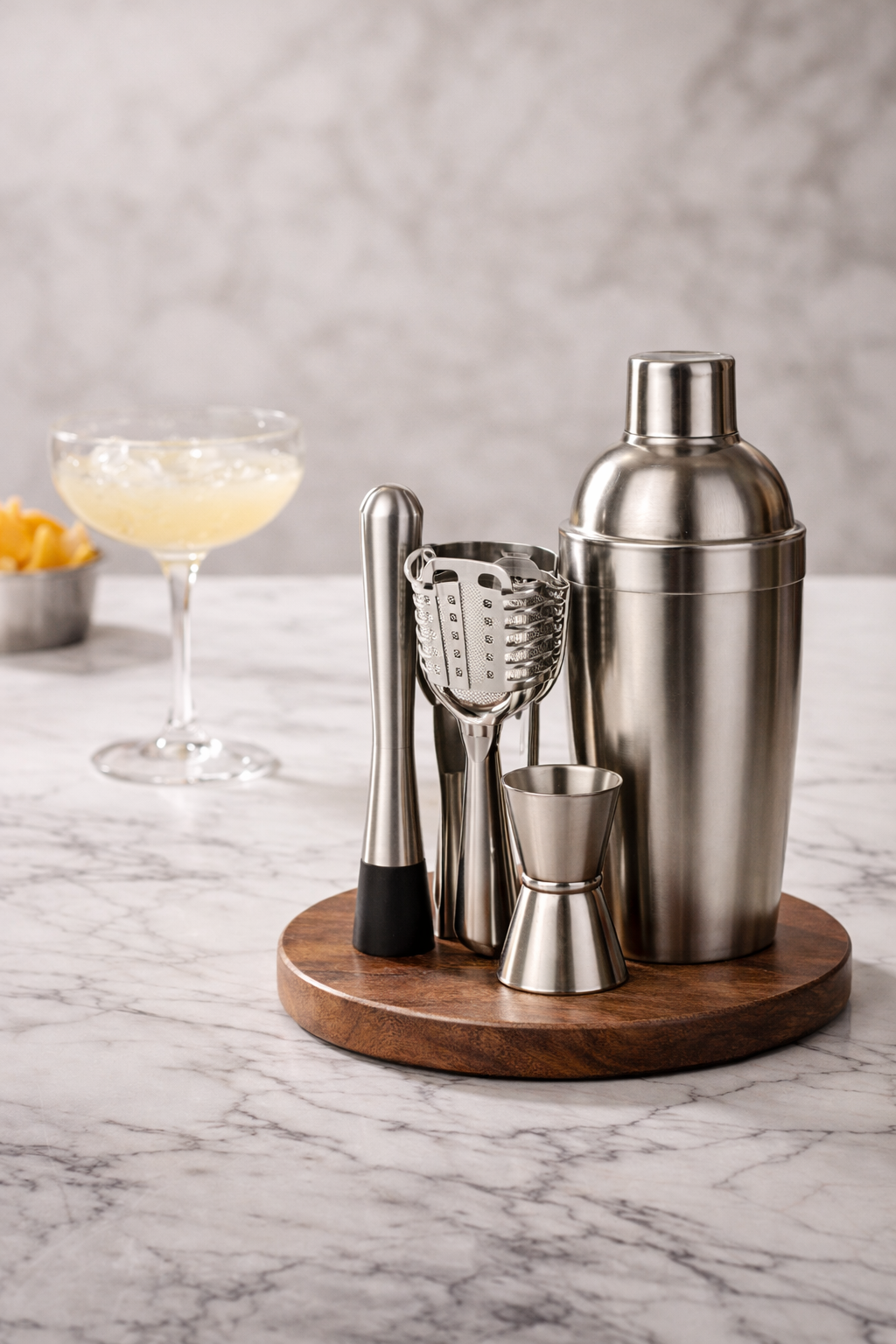 Stainless Steel Cocktail Shaker Set