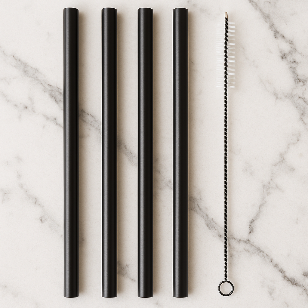 Stainless Steel Straws, 4 pack
